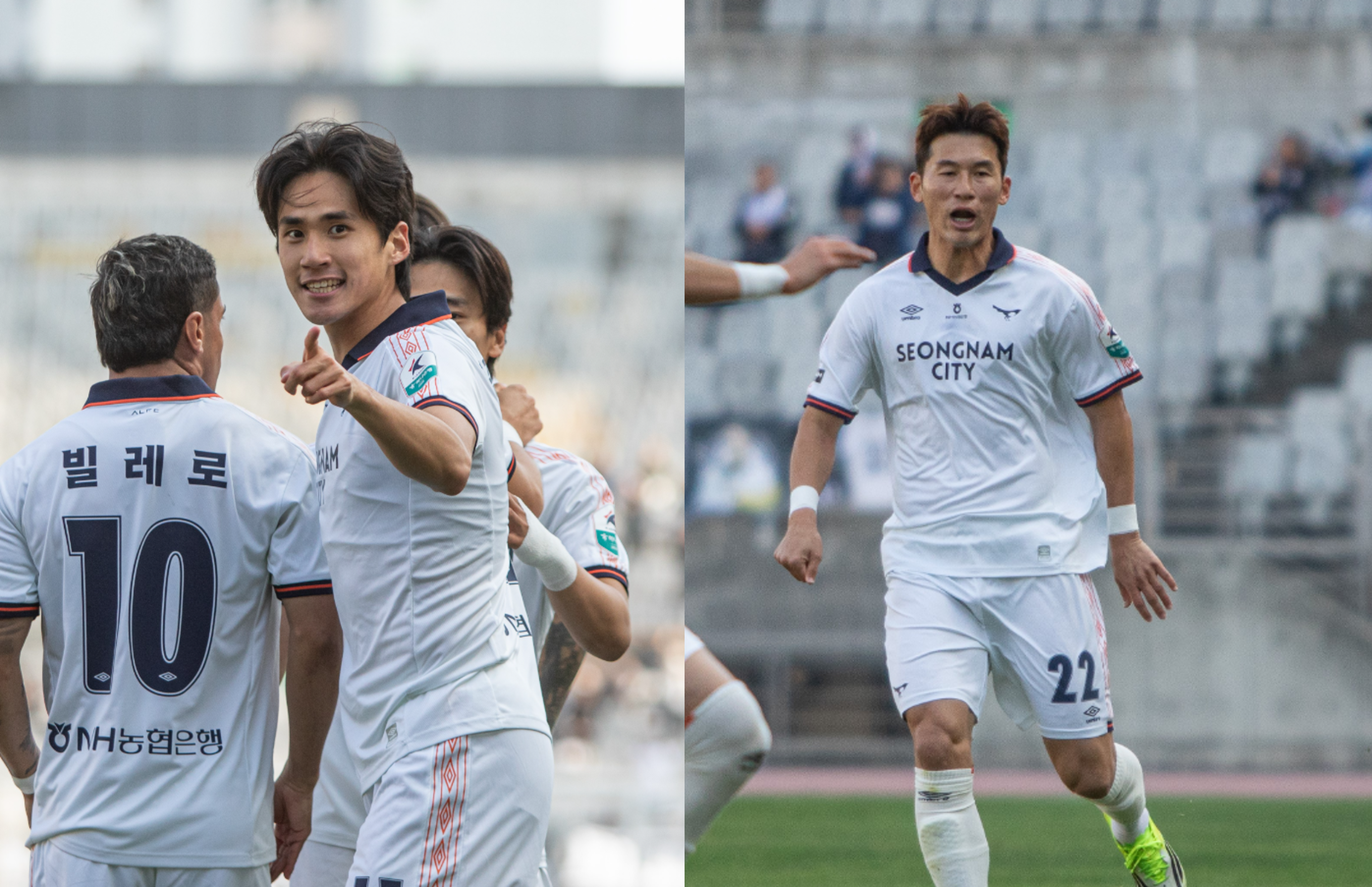 성남FC 이준상&middot;정승용, <br>K리그2 6라운드 베스트11 선정!