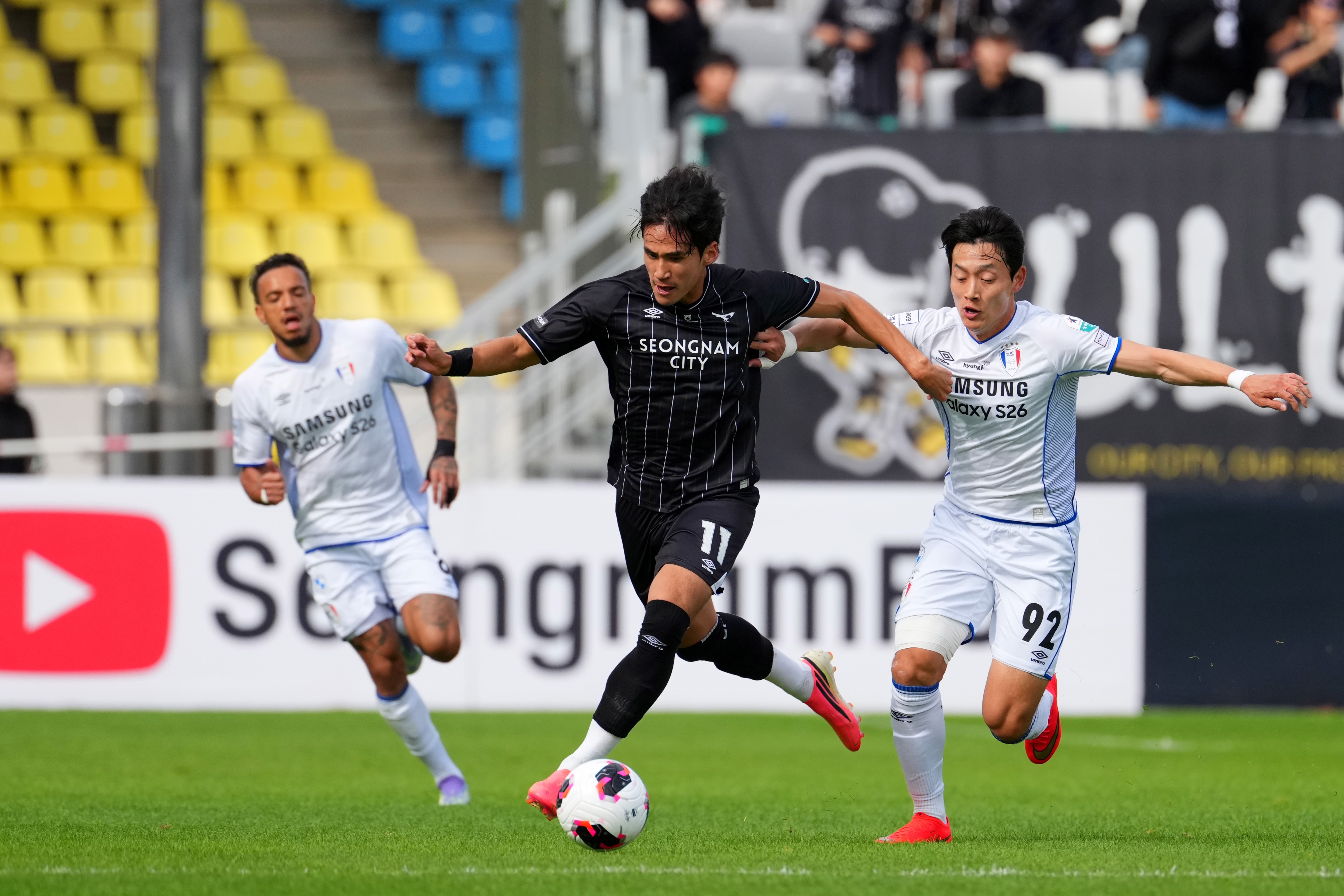 성남FC, 수원삼성과 홈경기서 0-2 패배&hellip; 후반 승부수에도 무득점 아쉬움
